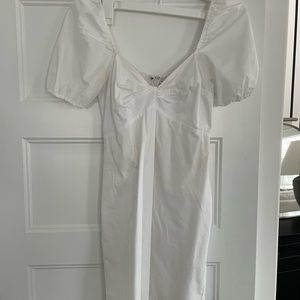Abercrombie Twist Front Poplin Dress